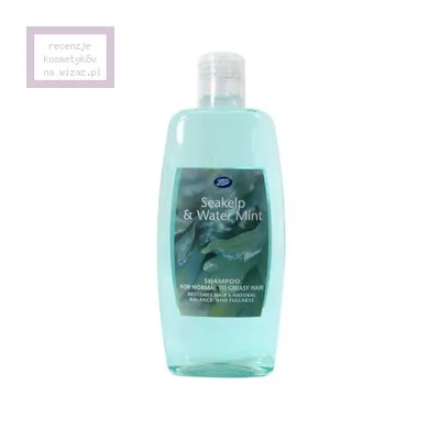 Boots Sea Kelp & Water Mint, Shampoo for Normal to Greasy Hair (Szampon do włosów normalnych i przetłuszczających się)
