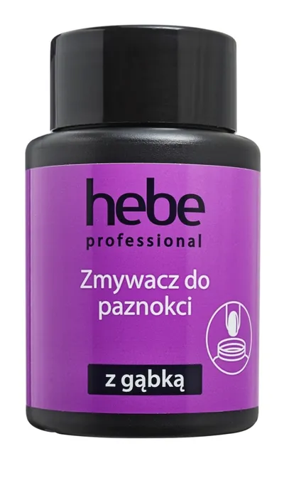 Hebe Professional, Zmywacz do paznokci z gąbką