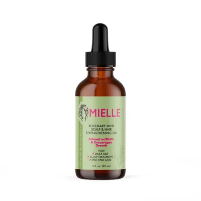 Mielle Rosemary & Mint, Scalp & Hair Strengthening Oil (Rozmaryn i Mieta, Olejek do skóry głowy i włosów)