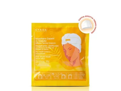 Gyada Discyplining & Silky, Hair Sheet Mask (Dyscyplinująco-wygładzająca maska do włosów w płachcie)