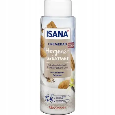 Isana Hergenz Warmer, Cream Bubble Bath (Kremowy płyn do kąpieli z ekstraktem z migdałów)