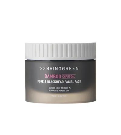 Bring Green Bamboo Charcoal Pore & Blackhead Facial Pack (Maska do twarzy z węglem aktywnym)