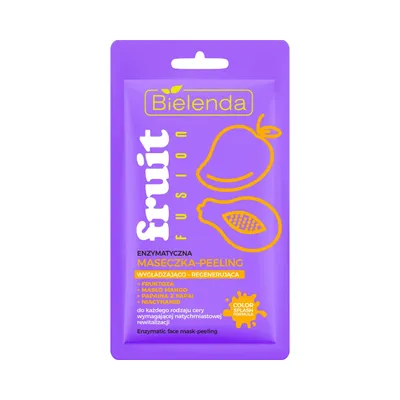 Bielenda Fruit Fusion, Enzymatyczna maseczka-peeling wygładzająco-regenerująca