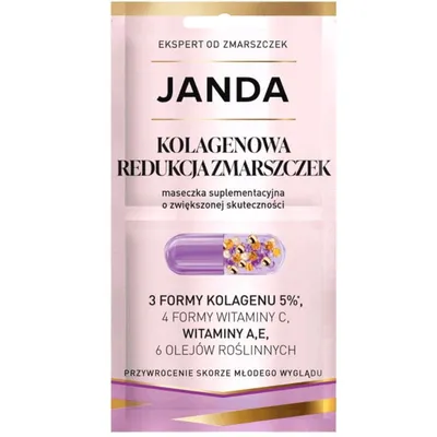 Janda Kolagenowa Redukcja Zmarszczek, Maseczka do twarzy
