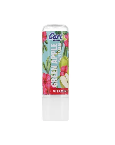 Cari Green Apple, Sweet Balm (Słodkie Jabłko, Balsam do ust w sztyfcie)