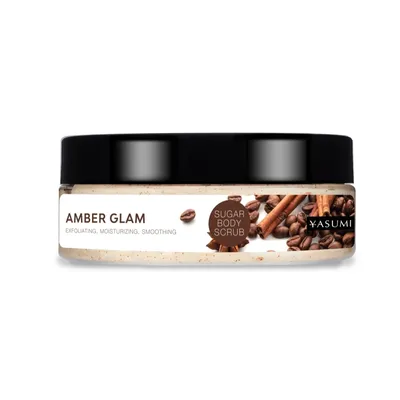Yasumi Amber Glam, Sugar Body Scrub (Peeling do ciała o zapachu kawy i cynamonu)