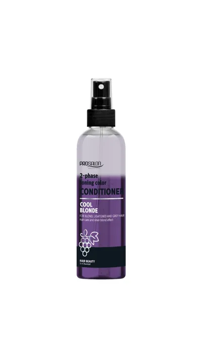 Prosalon Cool Blonde, 2- Phase Tuning Color Conditioner (Dwufazowa odżywka do włosów blond)