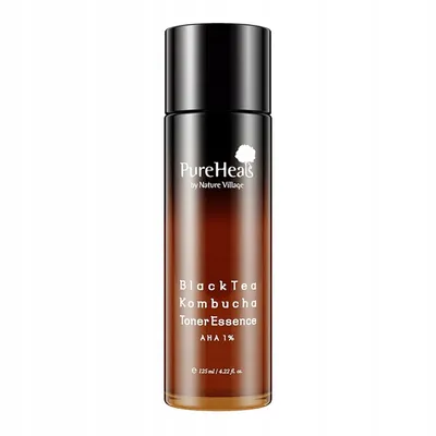Pure Heals Black Tea Kombucha, Toner Essence (Wygładzająco-rozświetlający tonik do twarzy)