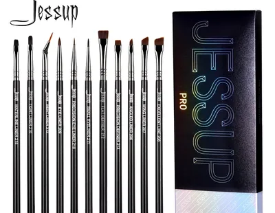 Jessup T324, Pro Makeup Eyeliner Brush Set (Zestaw pędzli do eyelinera)