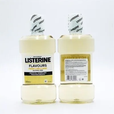 Listerine Flavours, Fresh Lime & Mint, Płyn do płukania ust