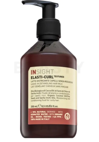 Insight Elasti-Curl, Textured  Leave-in Detangling Hair Milk (Mleczko teksturyzujące bez spłukiwania do włosów kręconych)