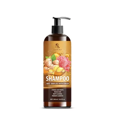 LeNika Anti-Hair Loss with Ginger Shampoo (Szampon przeciw wypadaniu i na porost włosów z imbirem)