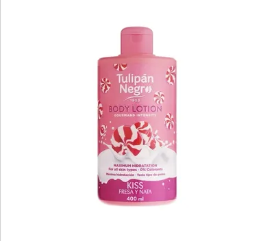 Tulipan Negro Kiss, Strawberry & Cream, Body Lotion (Truskawkowy balsam do ciała)