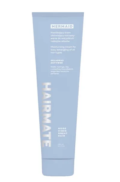 Hairmate Mermaind, Nawilżajacy krem ułatwiający rozczesywanie z masłem moringa