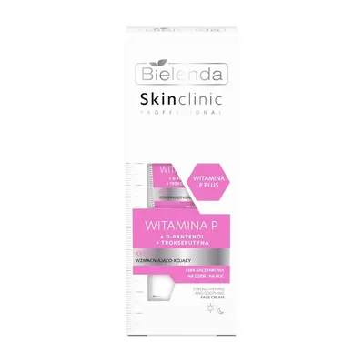 Bielenda Skin Clinic Professional, Krem wzmacniająco-kojący z witaminą P