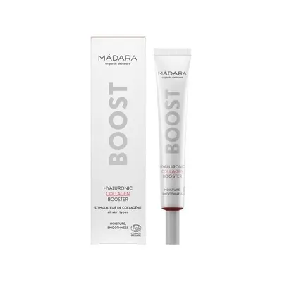 Madara Organic Skincare Boost, Hyaluronic Collagen Booster (Nawilżający koncentrat do twarzy)