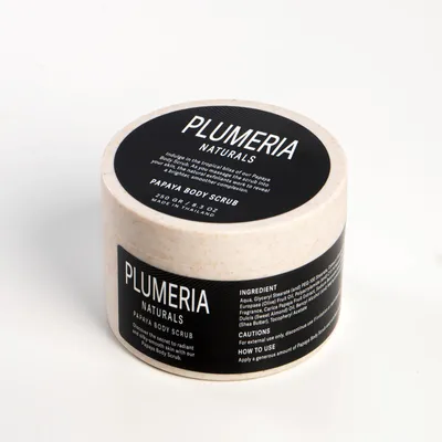 Plumeria Naturals Papaya, Body Scrub (Papaja, Peeling do ciała)