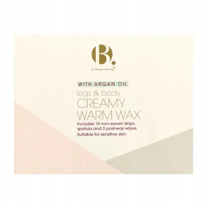 B by Superdrug Creamy Warm Wax (Wosk cukrowy do depilacji z olejem arganowym)