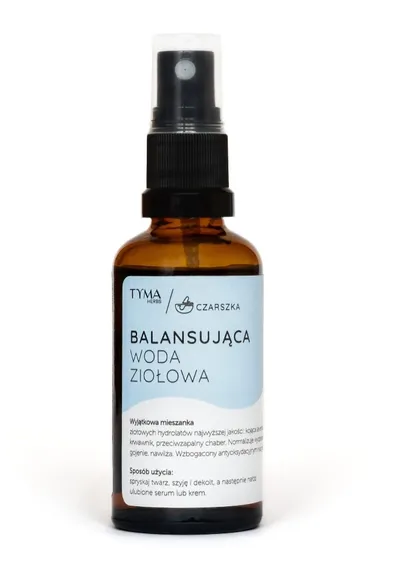 Czarszka Czarszka x Tyma Herbs, Balansująca woda ziołowa