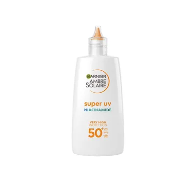 Garnier Ambre Solaire, Super UV, Niacinamide, Very High Protection SPF50 (Fluid przeciw niedoskonałościom z niacynamidem SPF50)