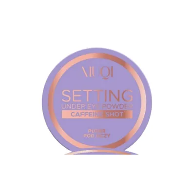 Niuqi Caffeine Shot, Setting Under Eye Powder (Puder pod oczy)
