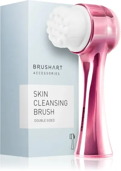 BrushArt Accessories, Skin Cleansing Brush Double Sided (Szczoteczka do mycia twarzy dwustronna)