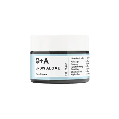 Q+A Snow Algae Face Cream (Krem do twarzy z ekstraktem ze śnieżnej algi)