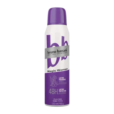 Bruno Banani Magic Woman, 48H Lasting Protection Anti-Perspirant (Antyperspirant w sprayu)