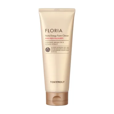 Tony Moly Floria, Nutra Energy Foam Cleanser (Pieniący się krem oczyszczający do skóry suchej)