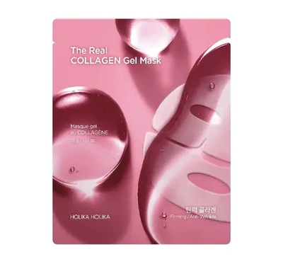 Holika Holika Collagen, The Real Gel Mask (Maska do twarzy w płachcie)