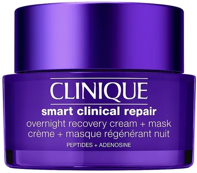 Clinique Smart Clinical Repair, Overnight Recovery Cream + Mask (Całonocny krem-maska do twarzy)