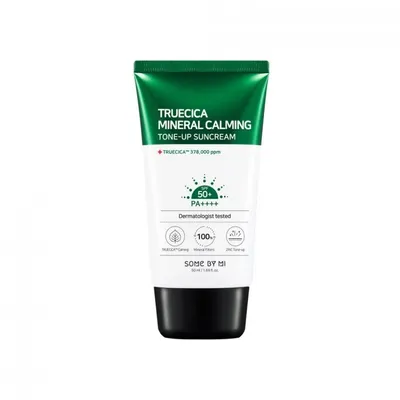 Some by MI Truecica Mineral Calming, Tone-up Suncream SPF50+ PA++++ (Tonujący krem przeciwsłoneczny SPF50+ PA++++)