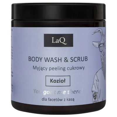 LaQ Kozioł, Myjący peeling cukrowy dla mężczyzn