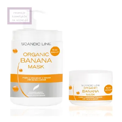 Profis Cosmetics Scandic Line, Organic Banana Mask (Maska bananowa do włosów)