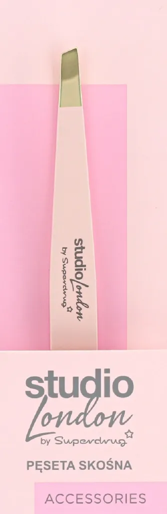 Studio London by Superdrug Accessories, Skośna pęseta do brwi
