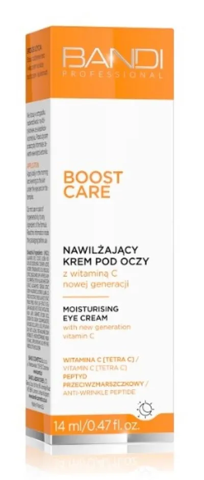 Bandi Boost Care, Nawilżający krem pod oczy z witaminą C nowej generacji