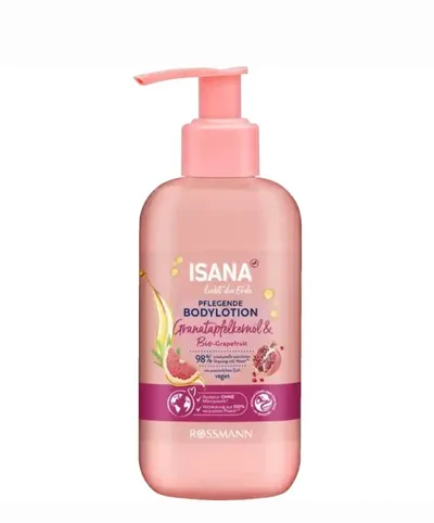 Isana Liebt die Erde, Granat & Bio-Grapefruit, Body Lotion (Balsam do ciała)