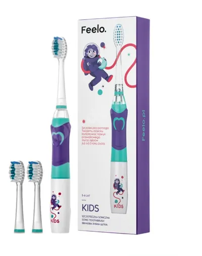 Feelo Kids, Szczoteczka soniczna dla dzieci 3-6 lat