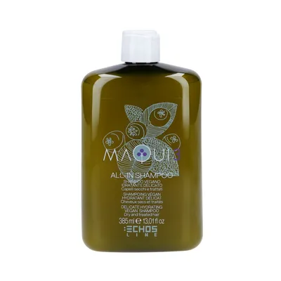 Echos Line MaquI 3, All-in Shampoo (Delikatny wegański szampon nawilżający do włosów suchych i zniszczonych)