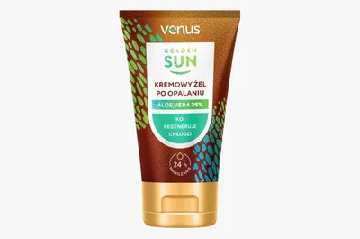 Venus Golden Sun, Kremowy żel po opalaniu z aloesem