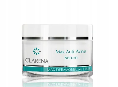Clarena Max Dermasebum Line, Max Anti-Acne Serum (Serum przeciwtrądzikowe)