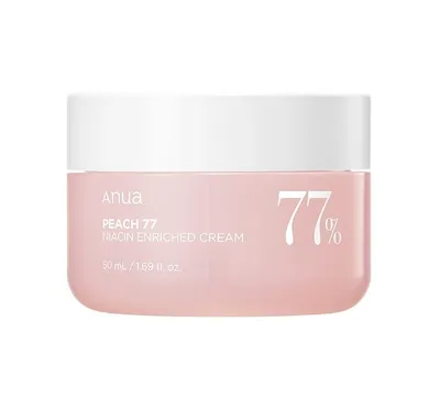 Anua Peach 77, Niacin Enriched Cream (Nawilżający krem do twarzy z niacynamidem)