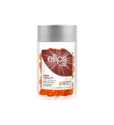 Ellips Ginseng & Honey, Hair Vitality, Hair Vitamin (Witaminy do włosów z żeń-szeniem i miodem)