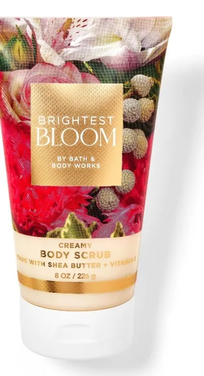 Bath & Body Works Brightest Bloom, Creamy Body Scrub (Kremowy peeling do ciała z masłem shea i witaminą E)