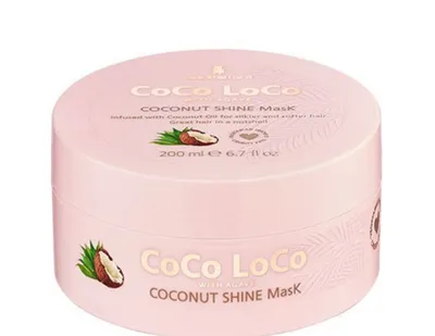 Lee Stafford Coco Loco, Coconut Shine Mask with Agave (Maska do włosów z agawą i olejem kokosowym)