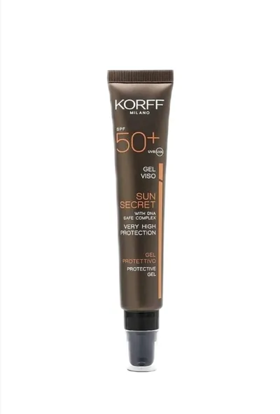 Korff Sun Secret, Protective Gel SPF50+ (Żel ochronny do twarzy SPF50+)