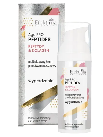 Efektima Age Pro Peptides, Peptydy & Kolagen, Wygładzenie, Multiaktywny krem przeciwzmarszczkowy