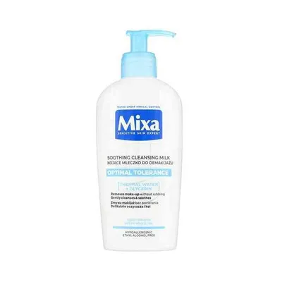Mixa Optimal Tolerance, Thermal Water & licerin, Shooting Cleansing Milk (Kojące mleczko do demakijażu)