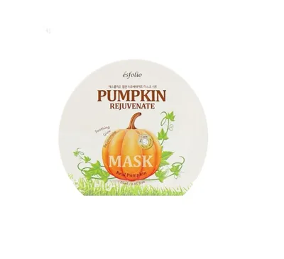 Esfolio Pumpkin, Rejuvenate Face Sheet Mask (Dynia, Maska do twarzy w płachcie)