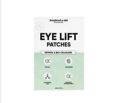 Breakout + Aid Eye Lift Patches (Płatki pod oczy z retinolem)